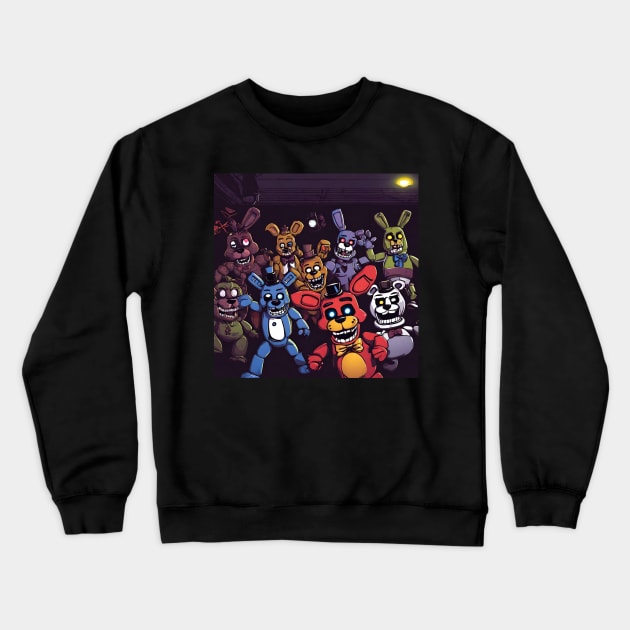 FNAF Crewneck Sweatshirt by blaurensharp00@gmail.com